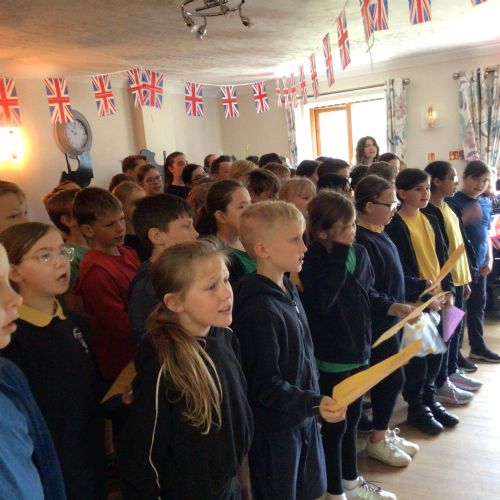 Singing at Hassingham House